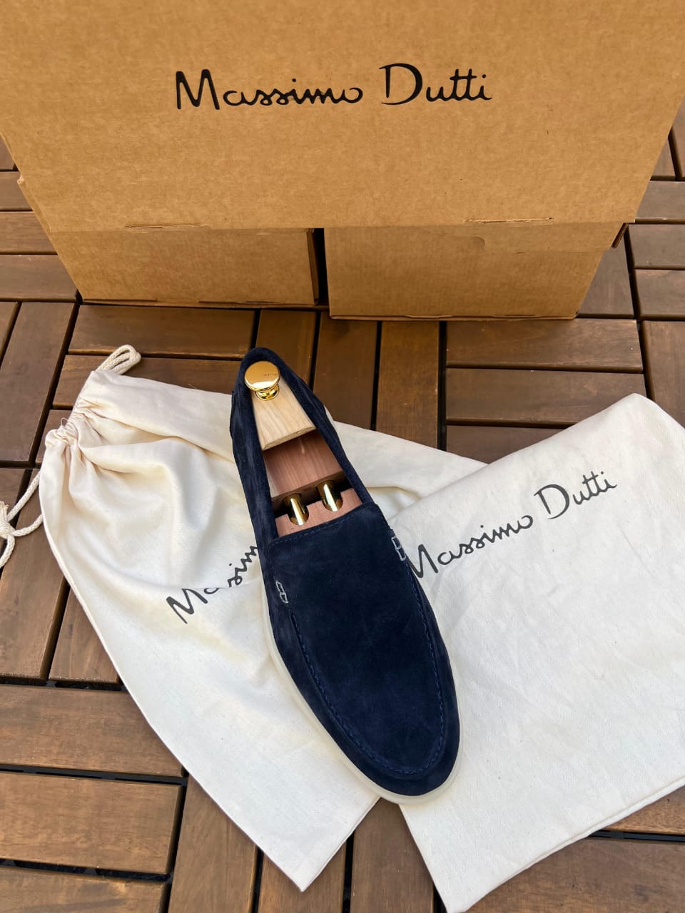 Mocassin daim massimo