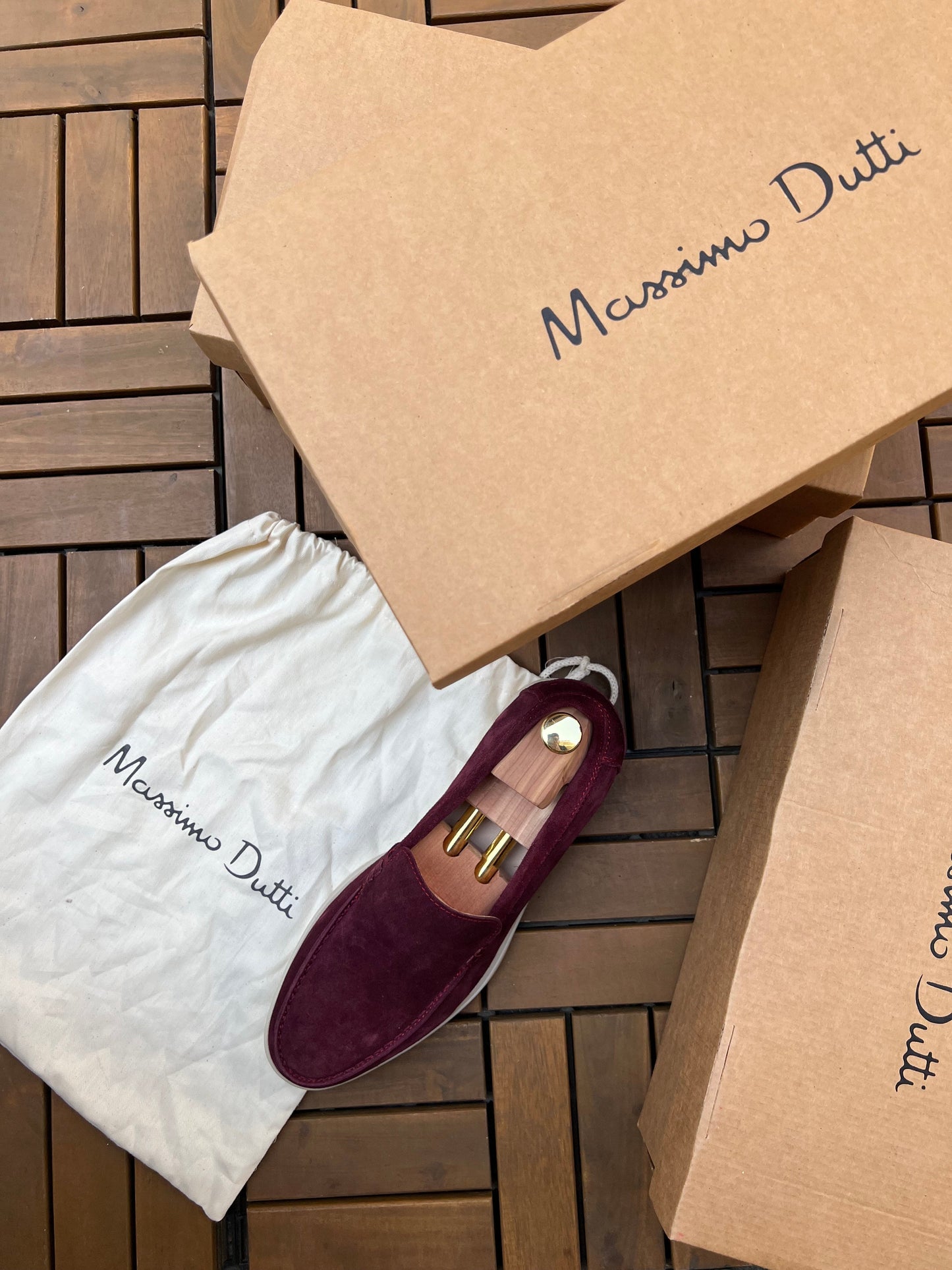 Mocassin daim massimo