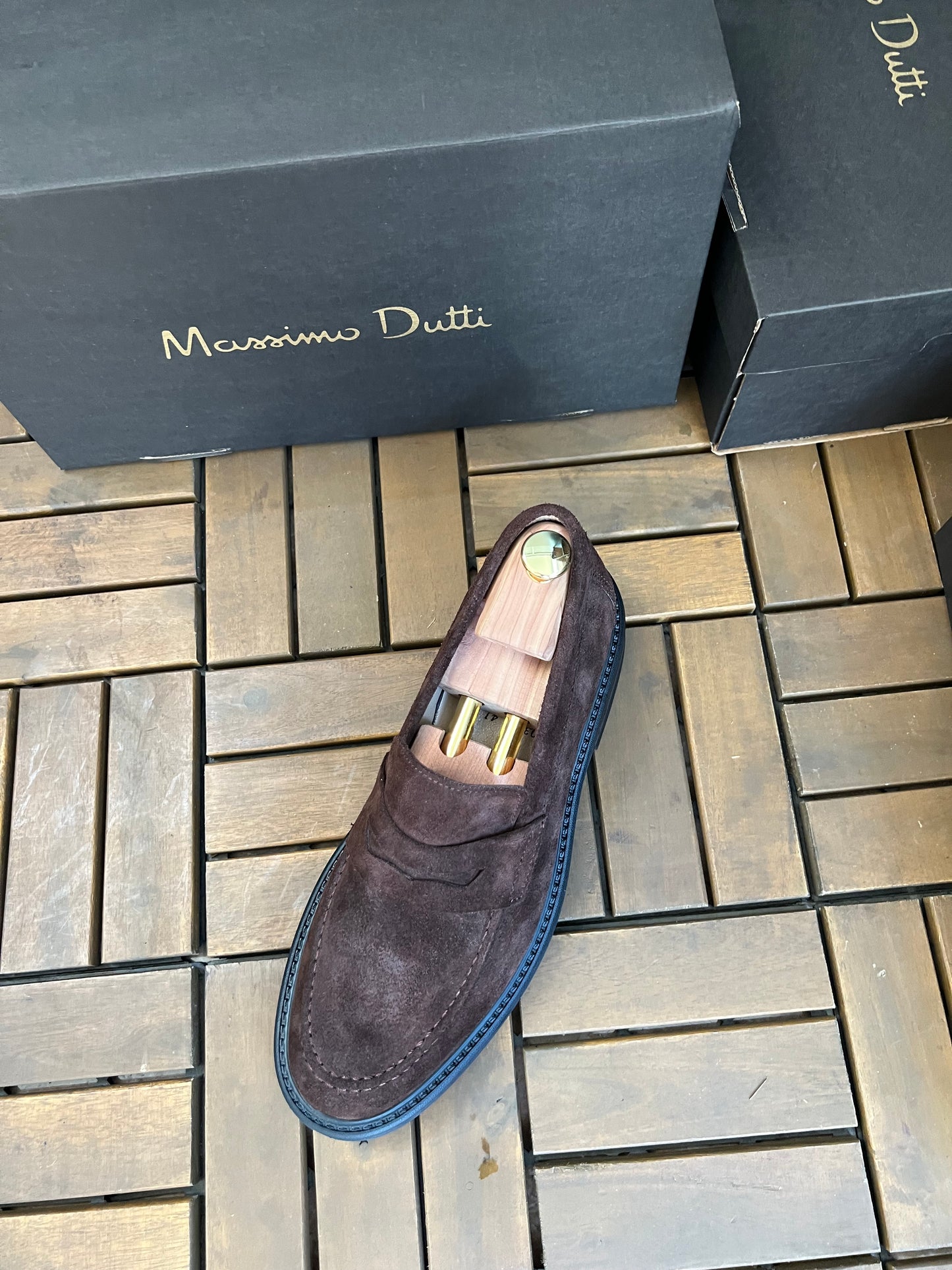 MOCASSIN MARRON DAIM MD – Semelle Flexible & Design Élégant