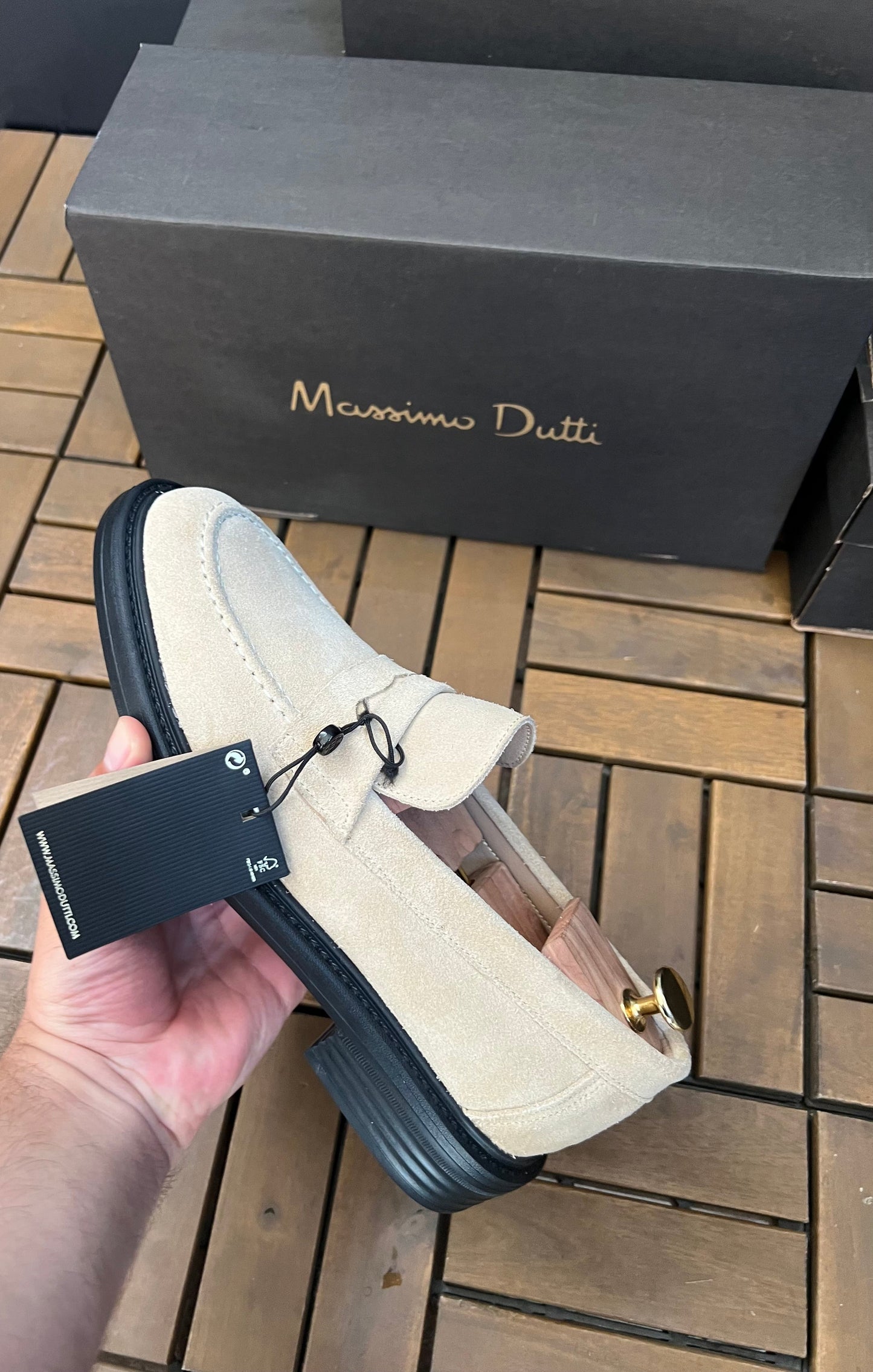 MOCASSIN BEIGE DAIM MD