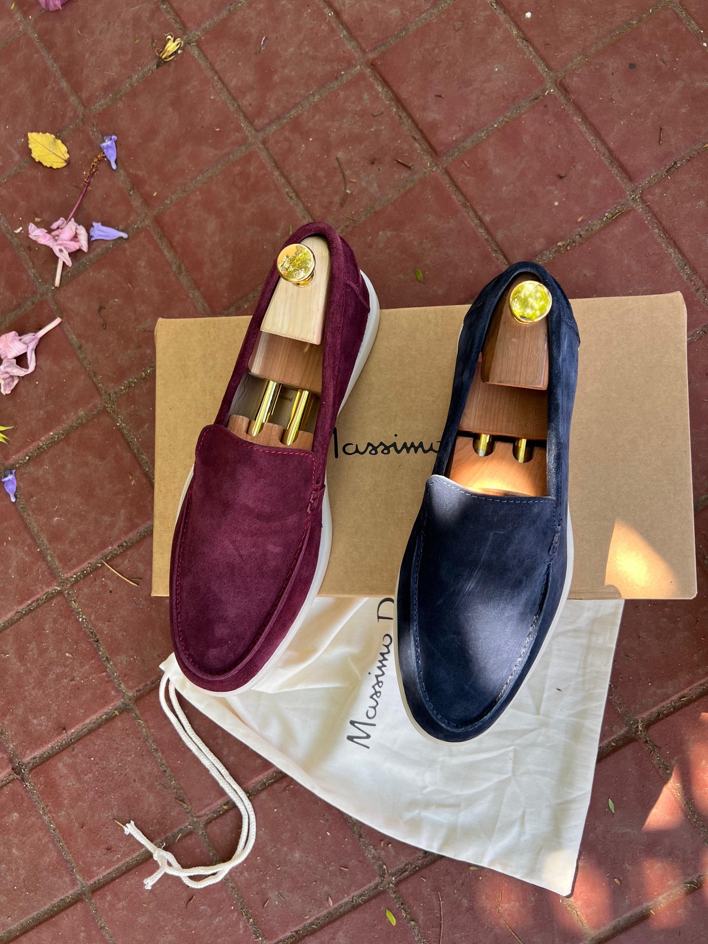 Mocassin daim massimo