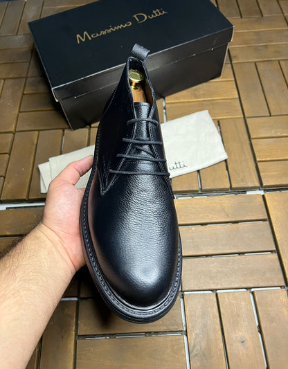 Bottines Cuire  Grèné  Noir