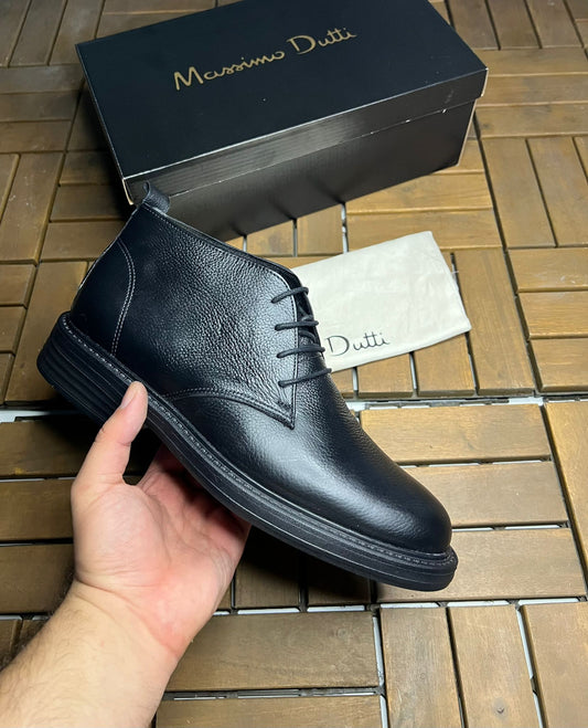 Bottines Cuire  Grèné  Noir