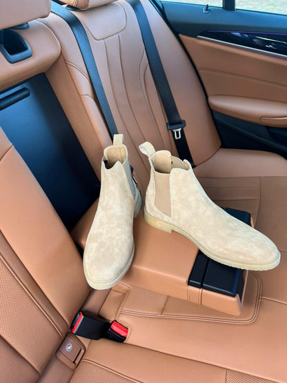 Bottine Chelsea en beige