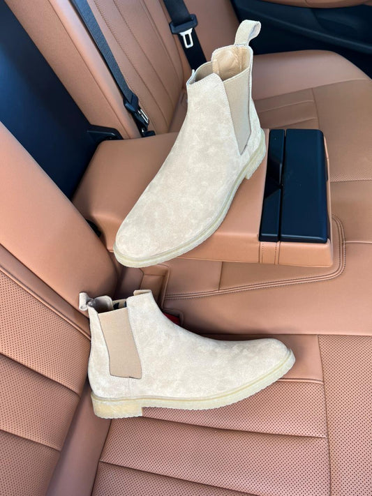 Bottine Chelsea en beige