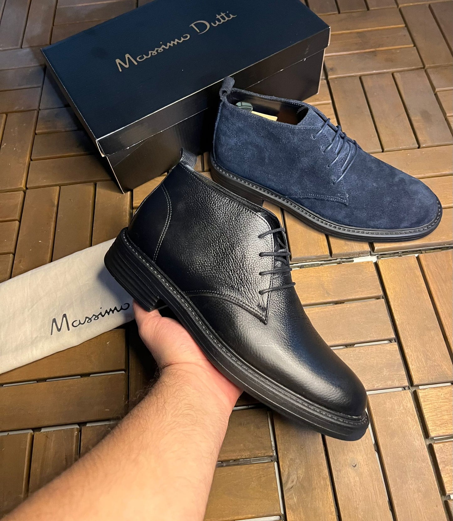 Bottines Cuire  Grèné  Noir