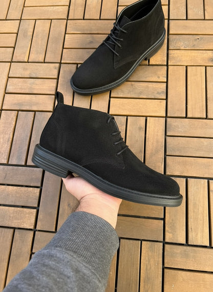 Bottines Daim Noire